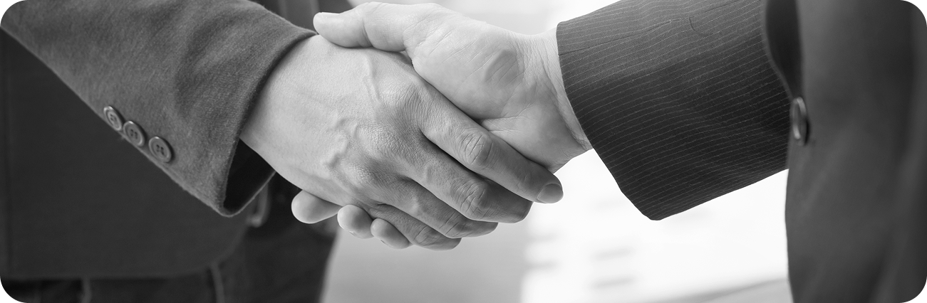 Partnership handshake representing Neuranics collaboration